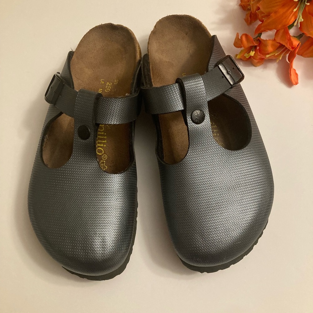 Birkenstock Papillon Style Gray Mules